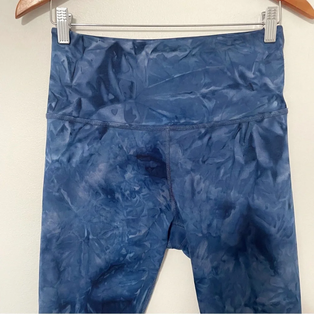 Beyond Yoga • smokeshow wave high waist long leggings blue sz L - Picture 5 of 8